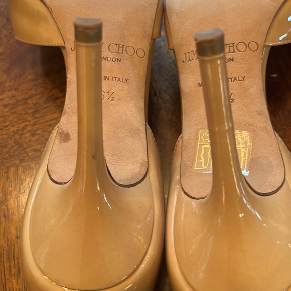 Jimmy Choo Nude Heels - Picture 5 of 6